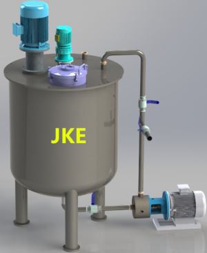 Nerūdijančio plieno maišymo bakas